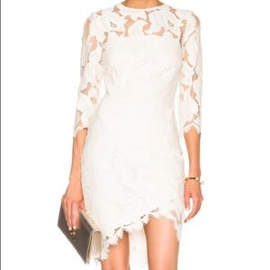Lover Arizona Asymmetric Dress in Ivory